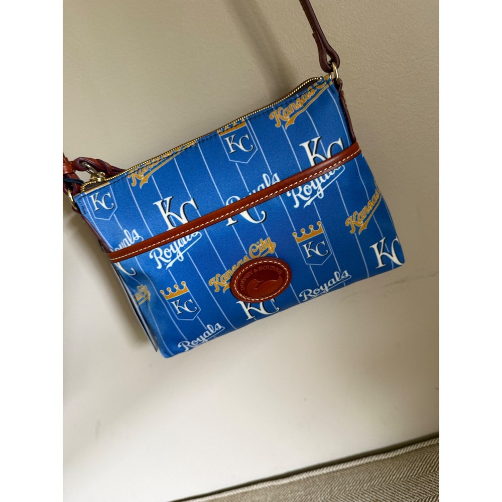 Dooney & Bourke Kansas City Royals Ginger‎ Crossbody Bag Blue BNYRO018T BUTN